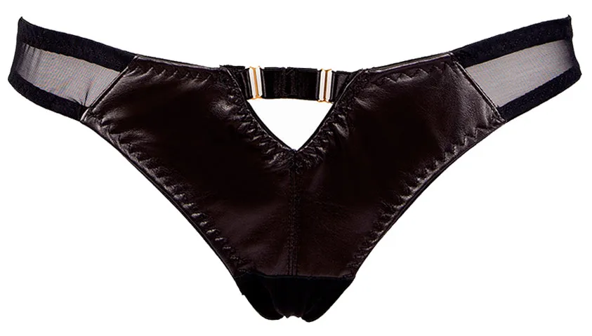 Montana Leather Thong