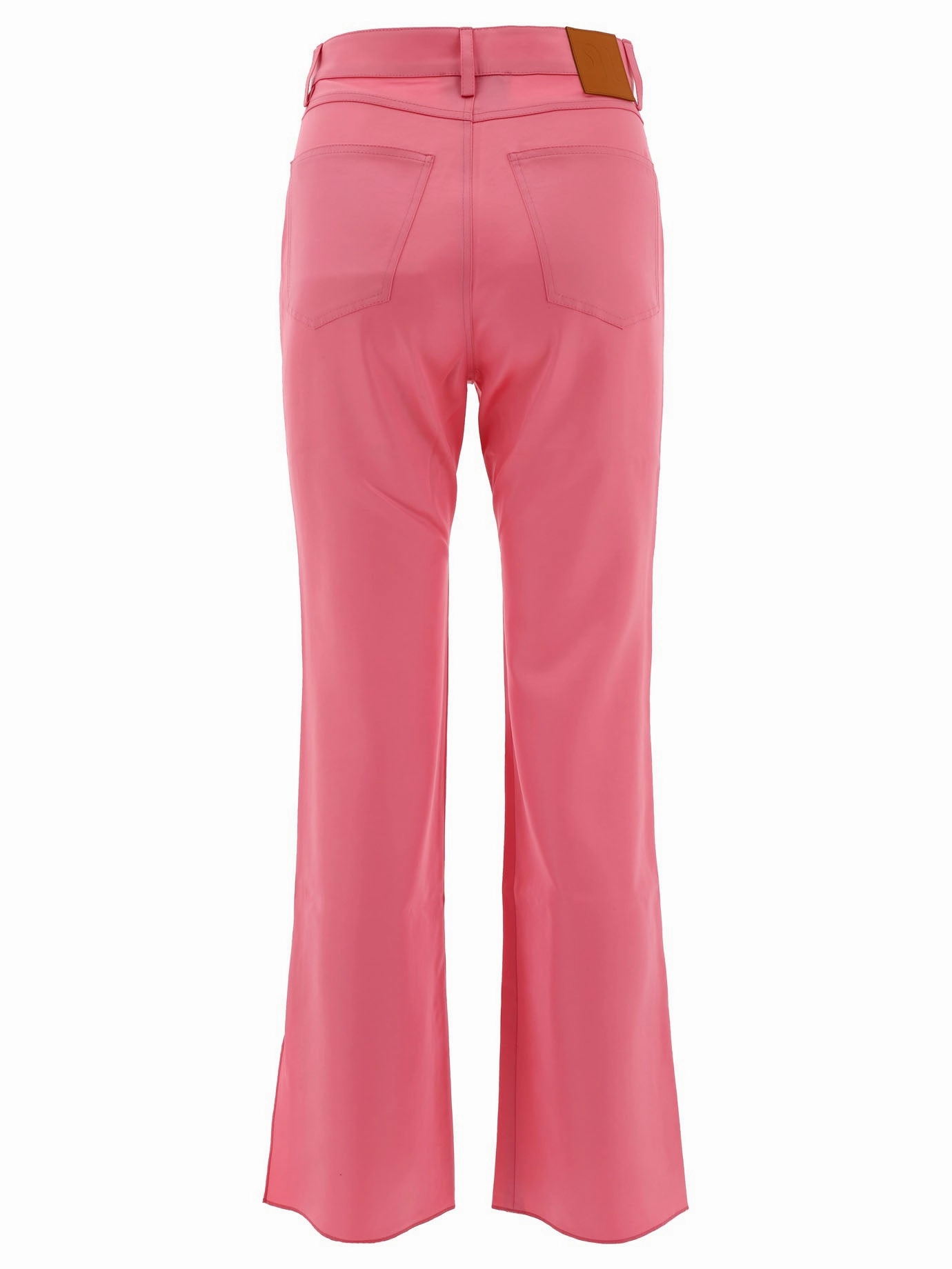 Nanushka Vaeda Mid-Rise Satin Trousers