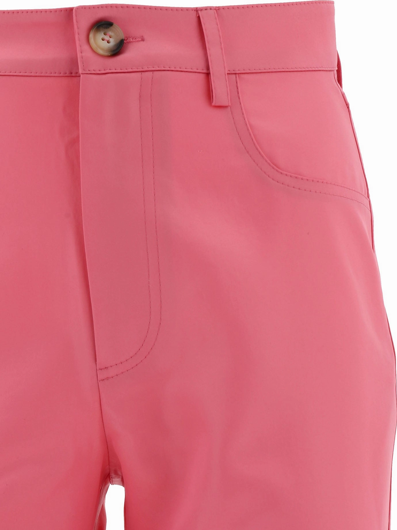 Nanushka Vaeda Mid-Rise Satin Trousers