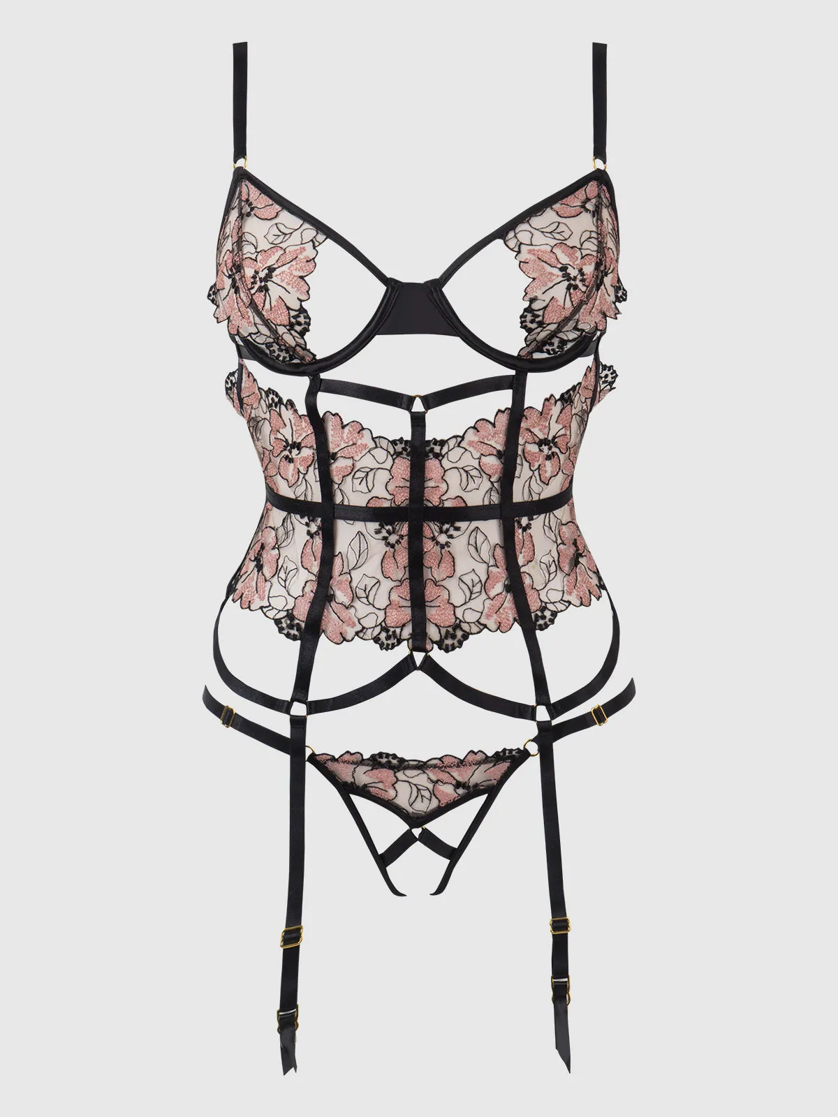 Nova Lace Bustier Set