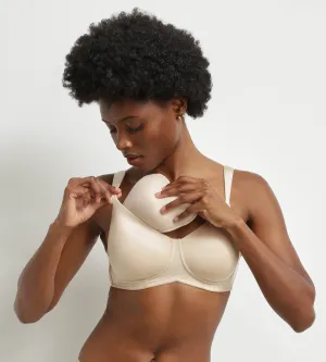 Nude microfibre post-operative bra Dim