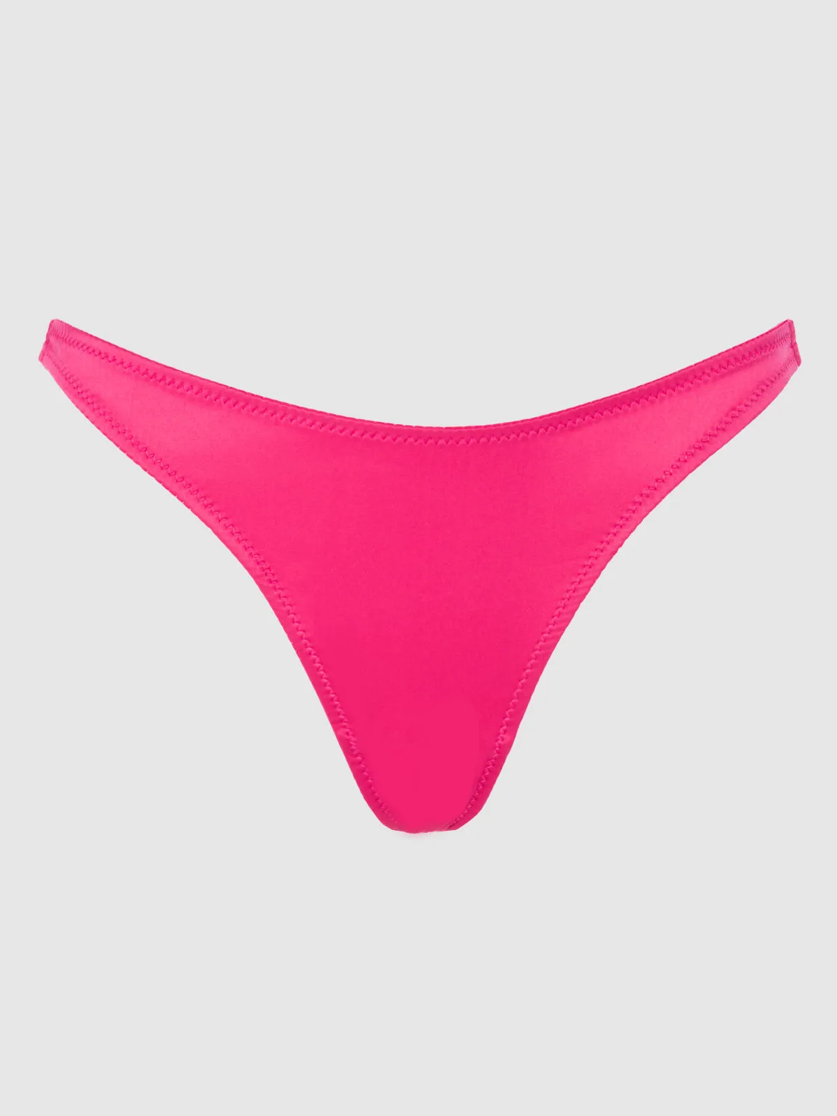 Petra Crotchless Satin Tanga
