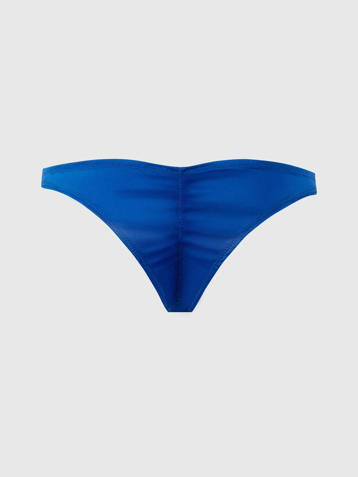 Petra Crotchless Satin Tanga