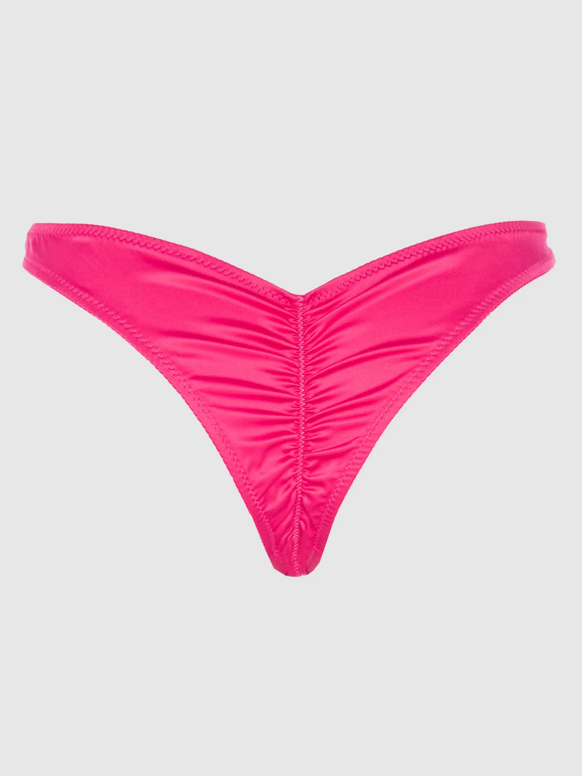 Petra Crotchless Satin Tanga