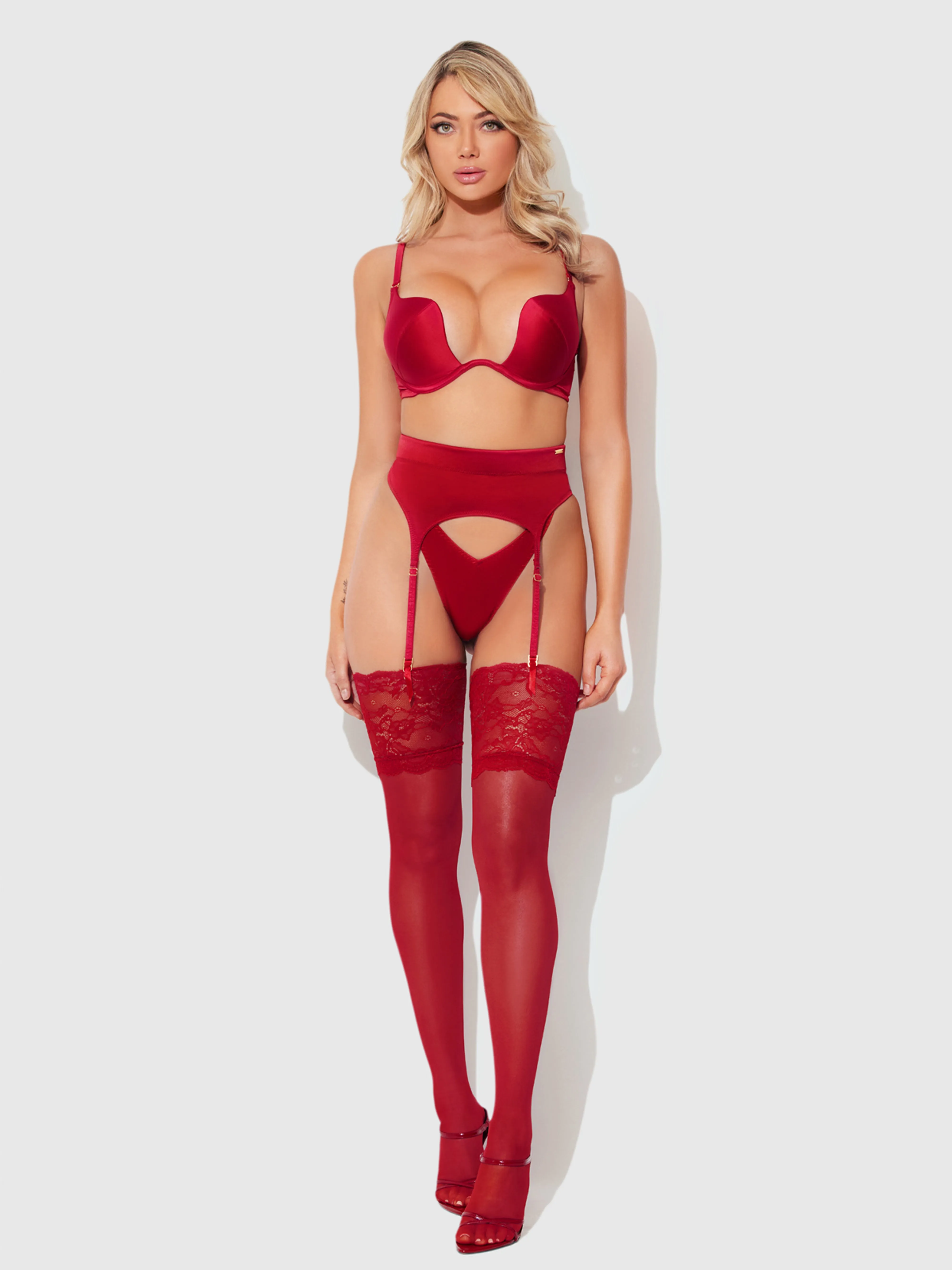 Petra Satin Garter