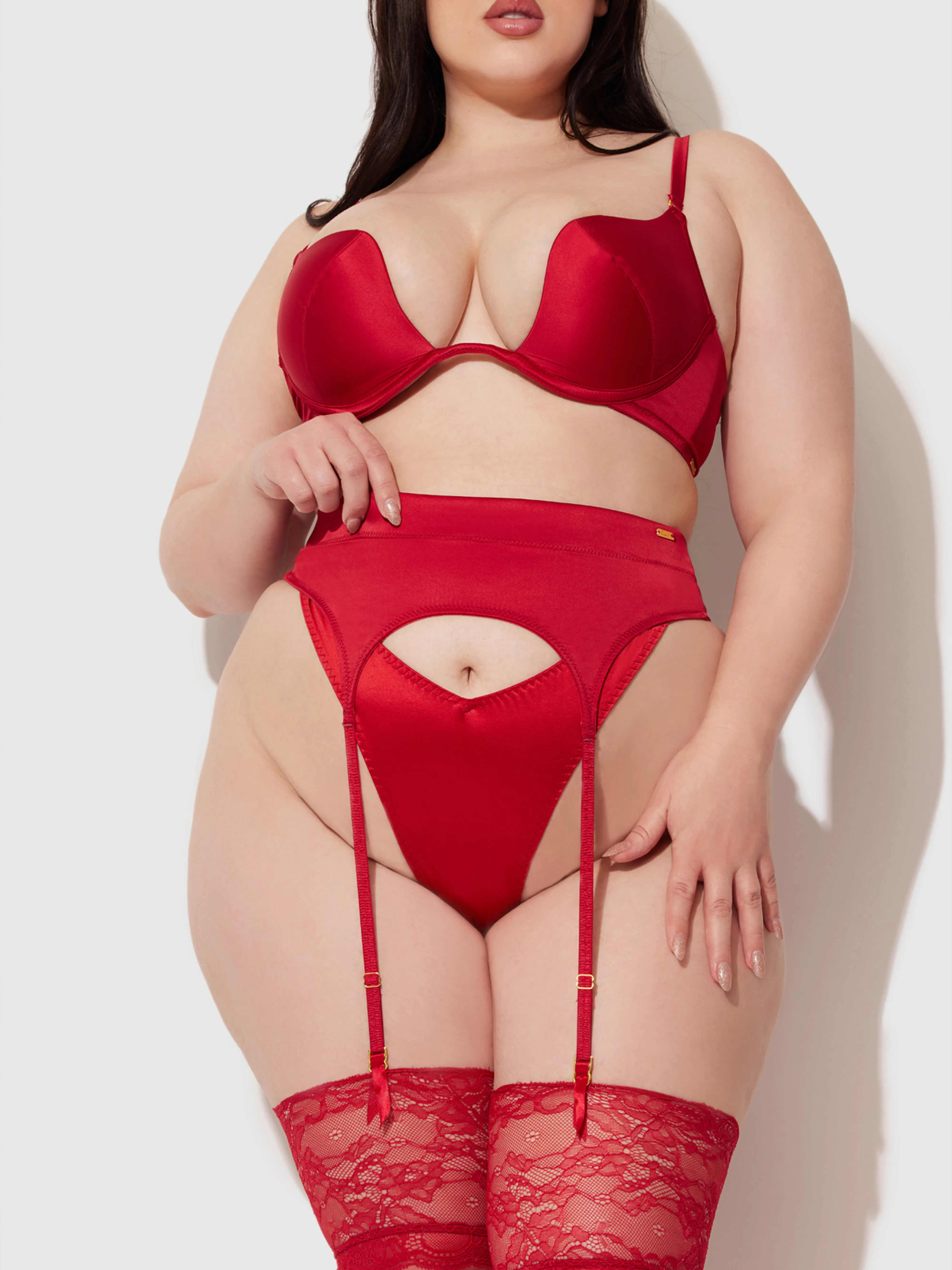 Petra Satin Garter