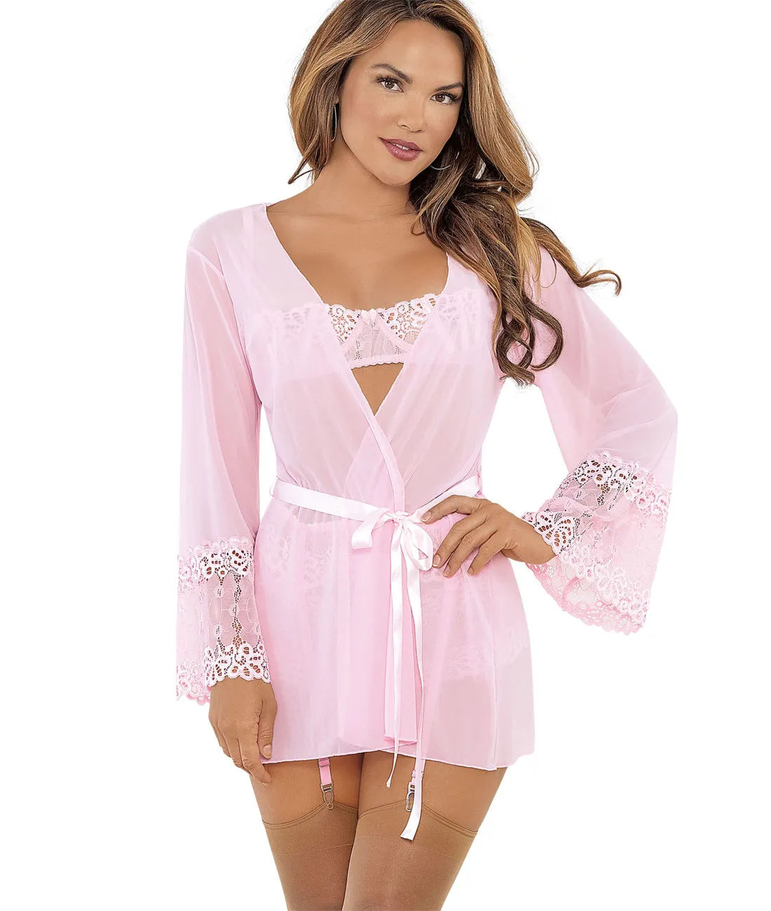 Pretty Pink Unicorn Robe & Bra