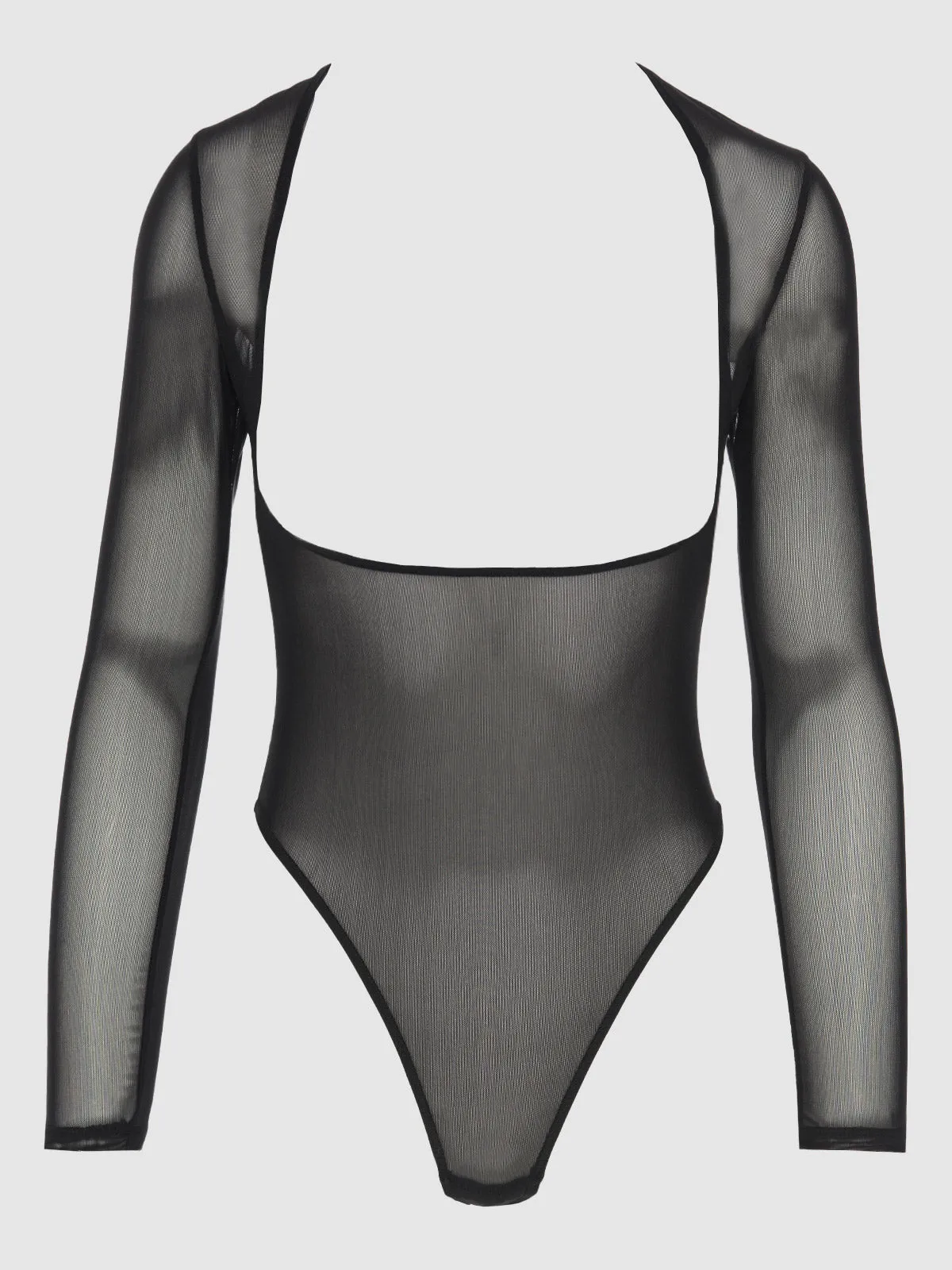 Raven Open Bust Crotchless Teddy