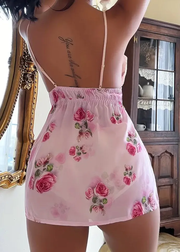 Romantic Roses Babydoll Nightie