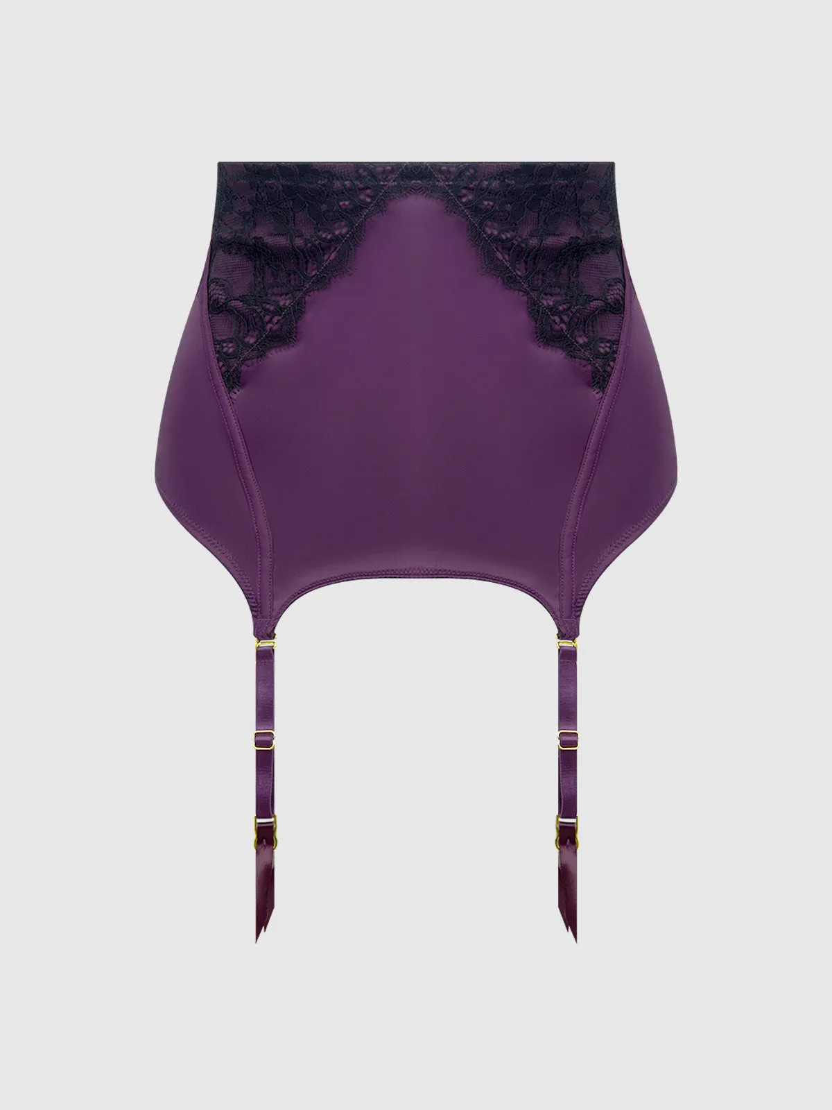 Rosalind Lace & Satin Open Back Garter Skirt