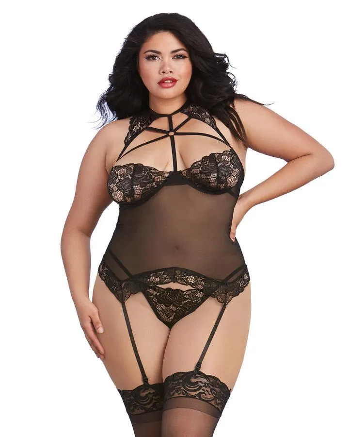 Scalloped Bustier-Style Set