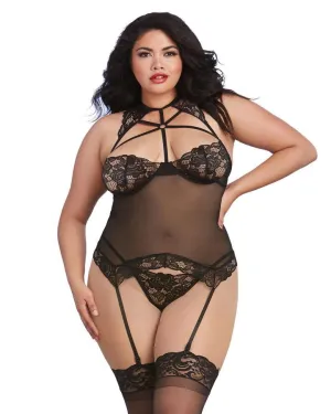Scalloped Bustier-Style Set