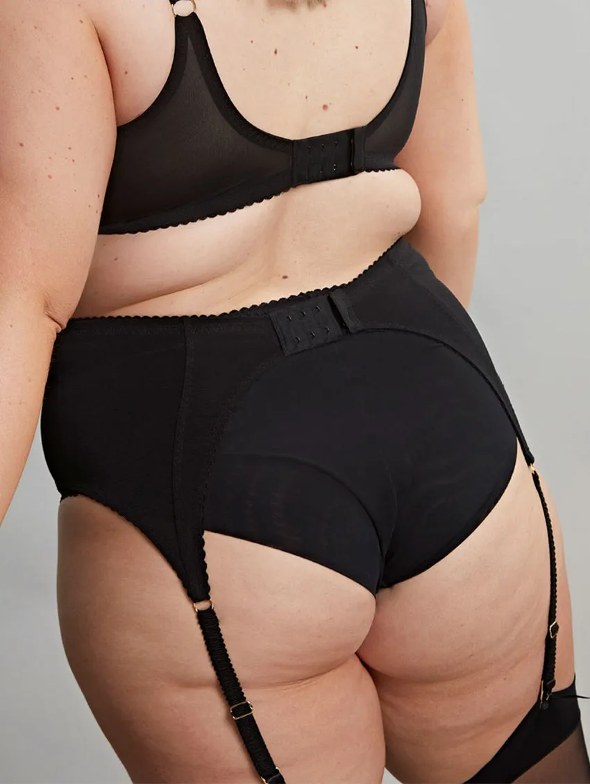 Sculptresse Liberty Waspie Garter Belt