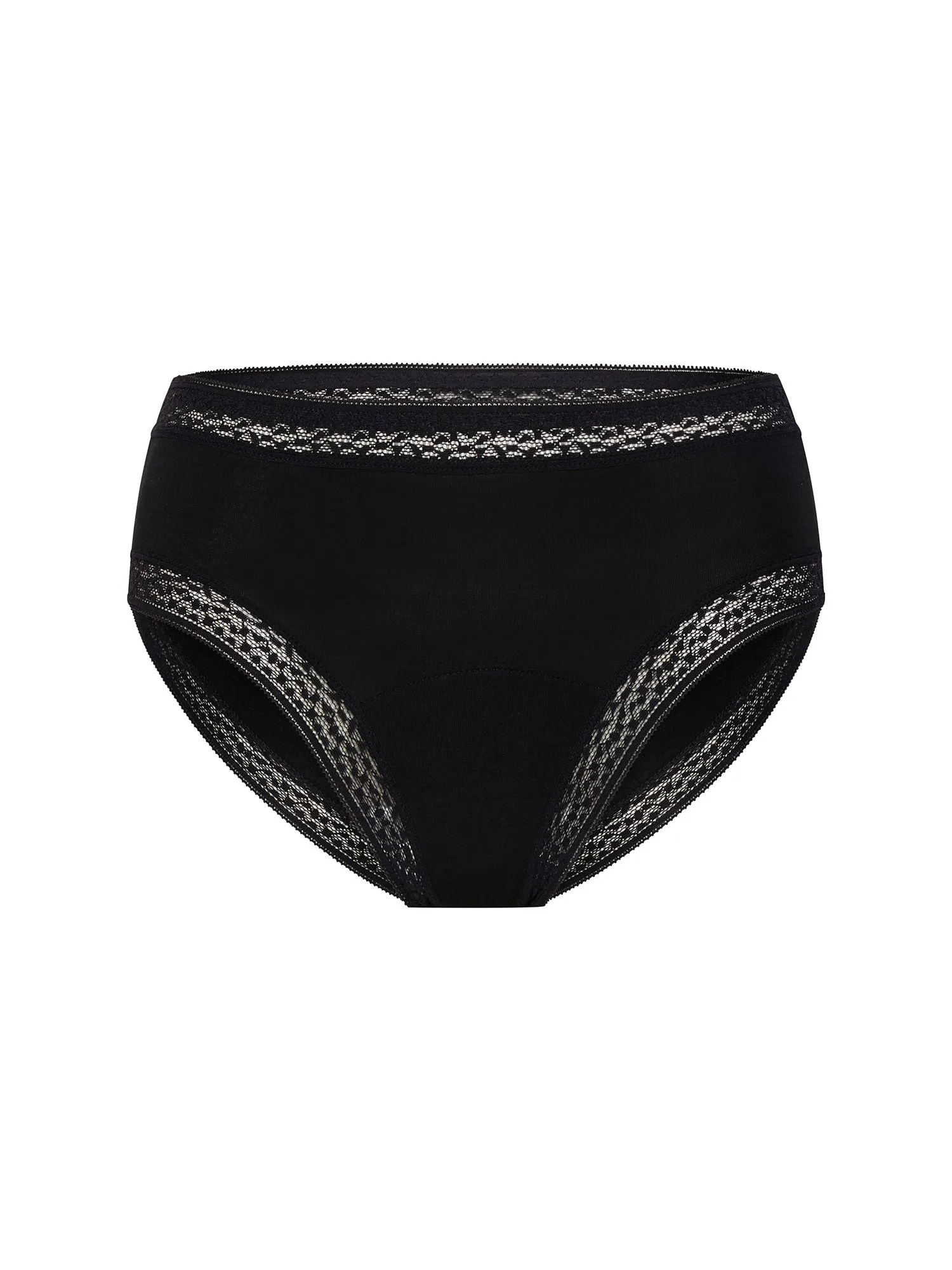 Sensual Boyleg Light Black Lace