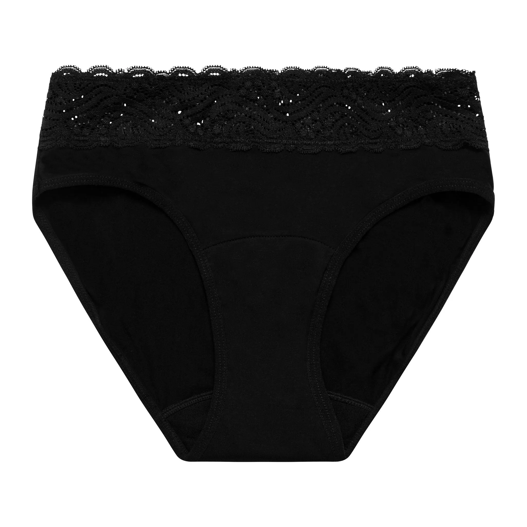 Sensual Hi Waist Bikini Light Black
