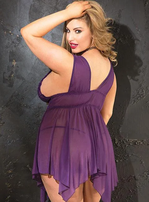 Sensual Touches Babydoll Plus Size