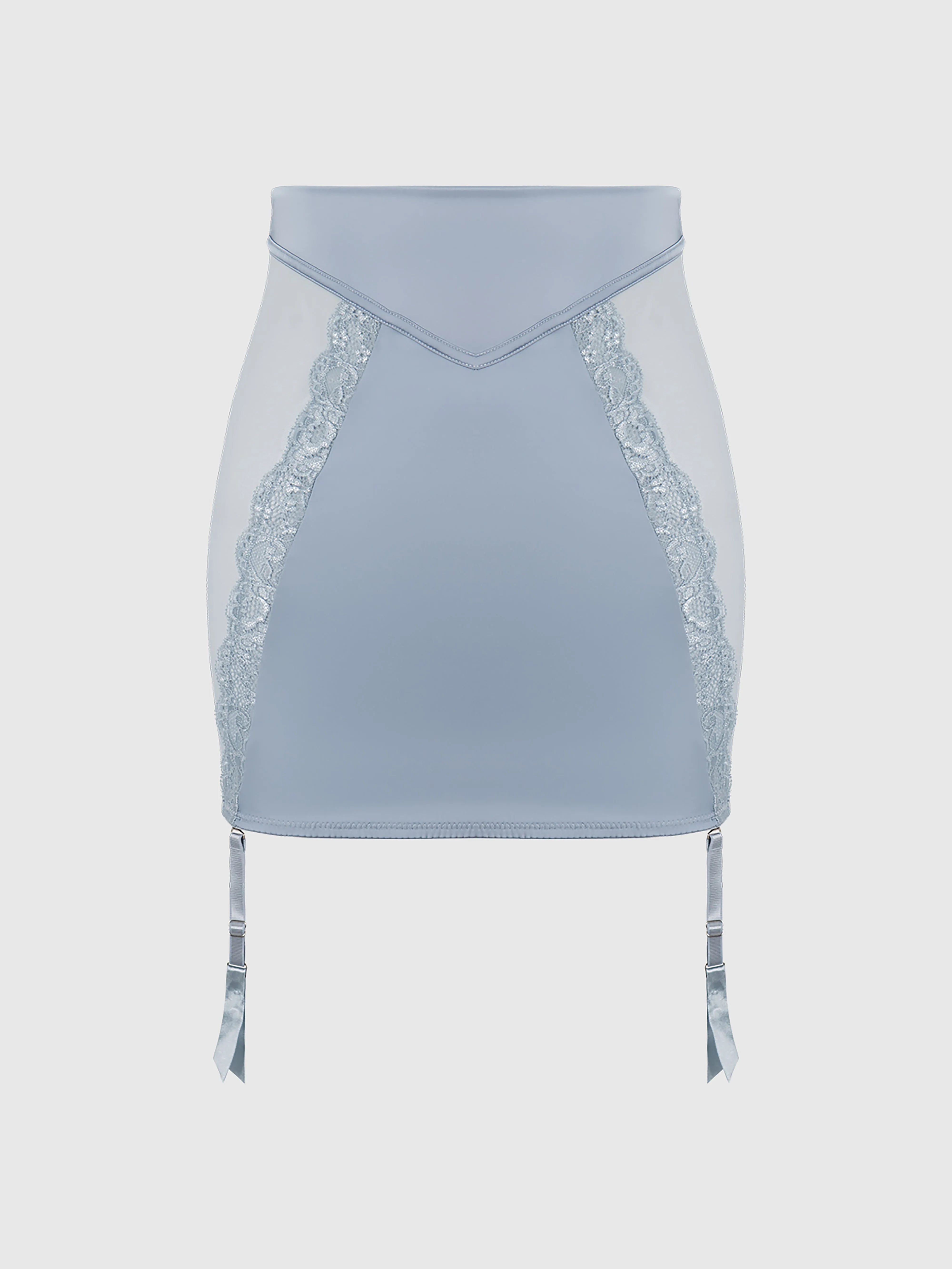 Serenity Lace & Satin Backless Half Skirt