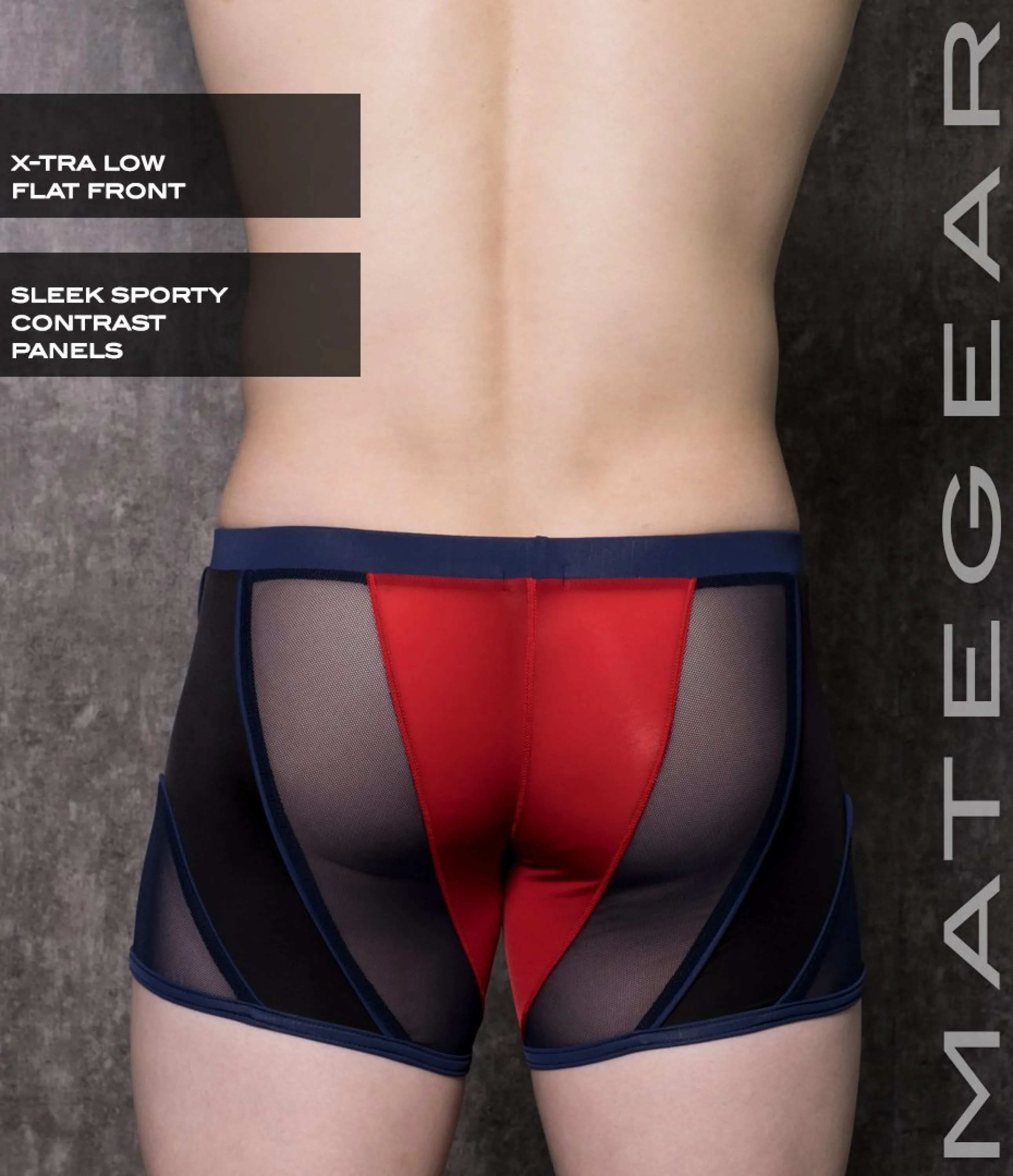 Sexy Mens Swimwear Mini Tights - Ryu Sook II (X-tra Low Flat Front)