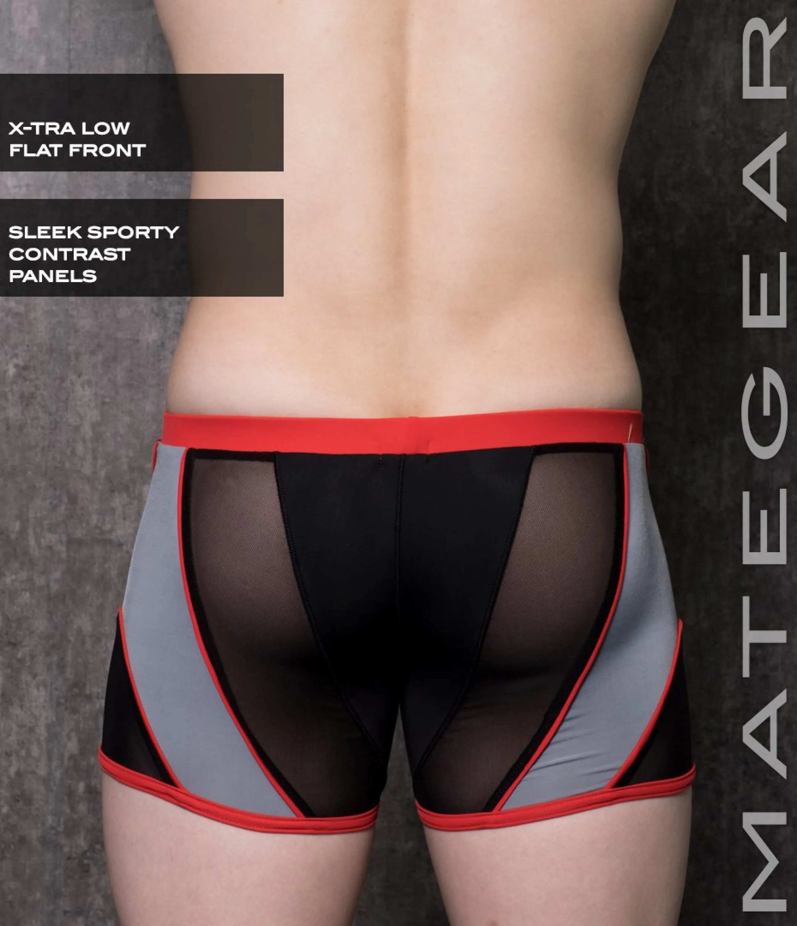 Sexy Mens Swimwear Mini Tights - Ryu Sook II (X-tra Low Flat Front)