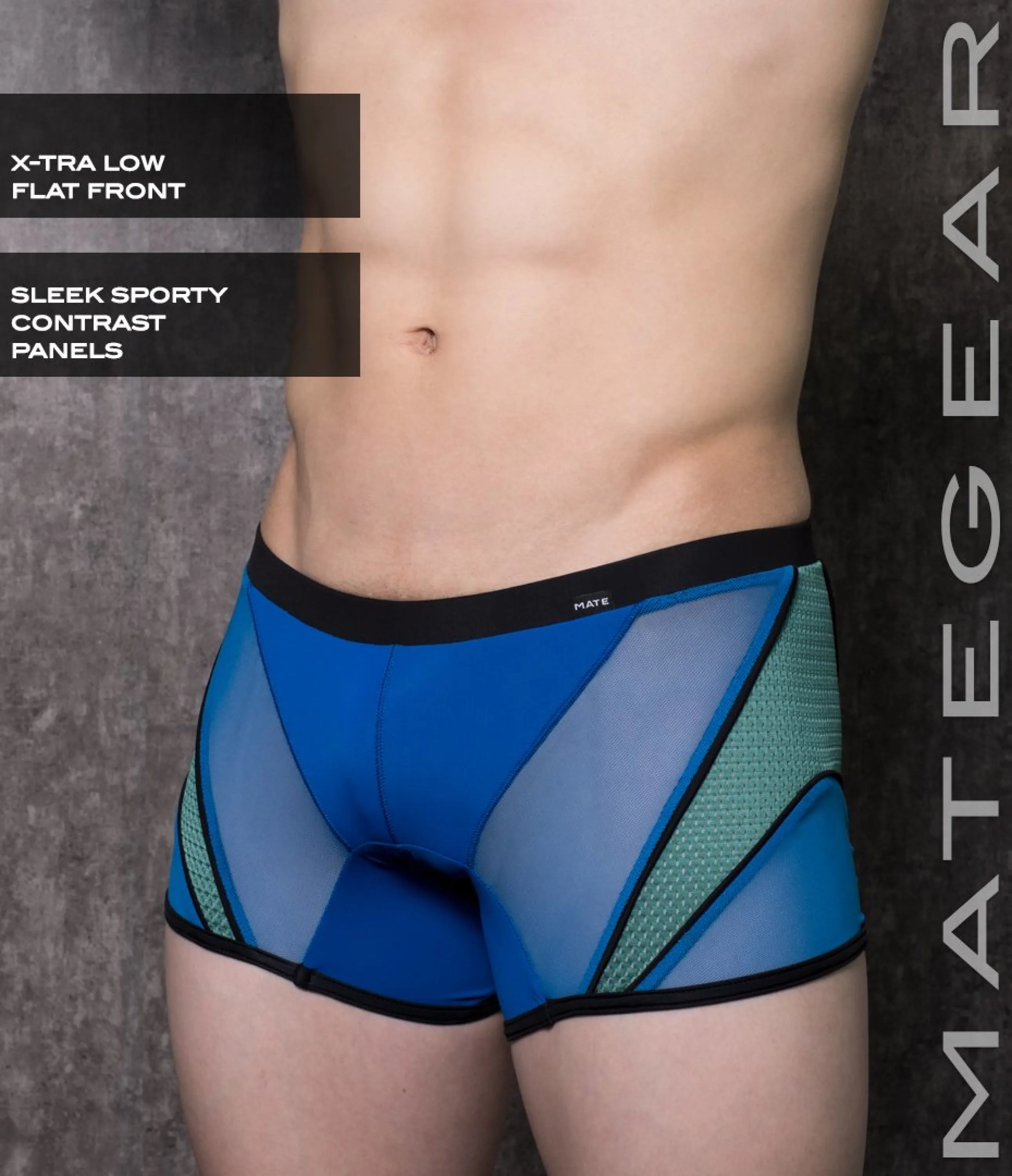 Sexy Mens Swimwear Mini Tights - Ryu Sook II (X-tra Low Flat Front)