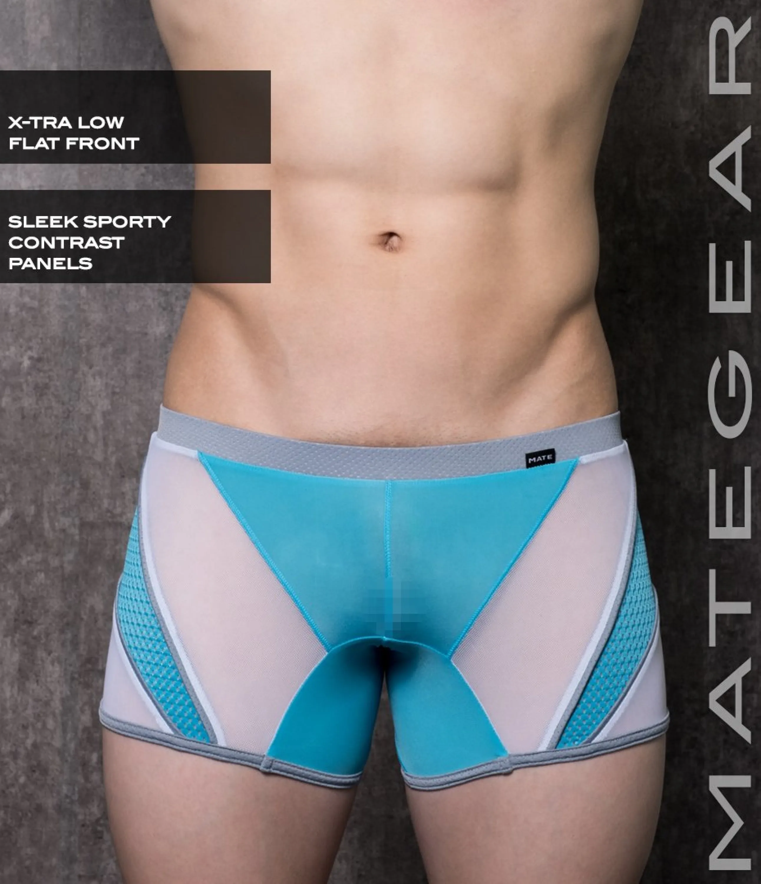 Sexy Mens Swimwear Mini Tights - Ryu Sook II (X-tra Low Flat Front)