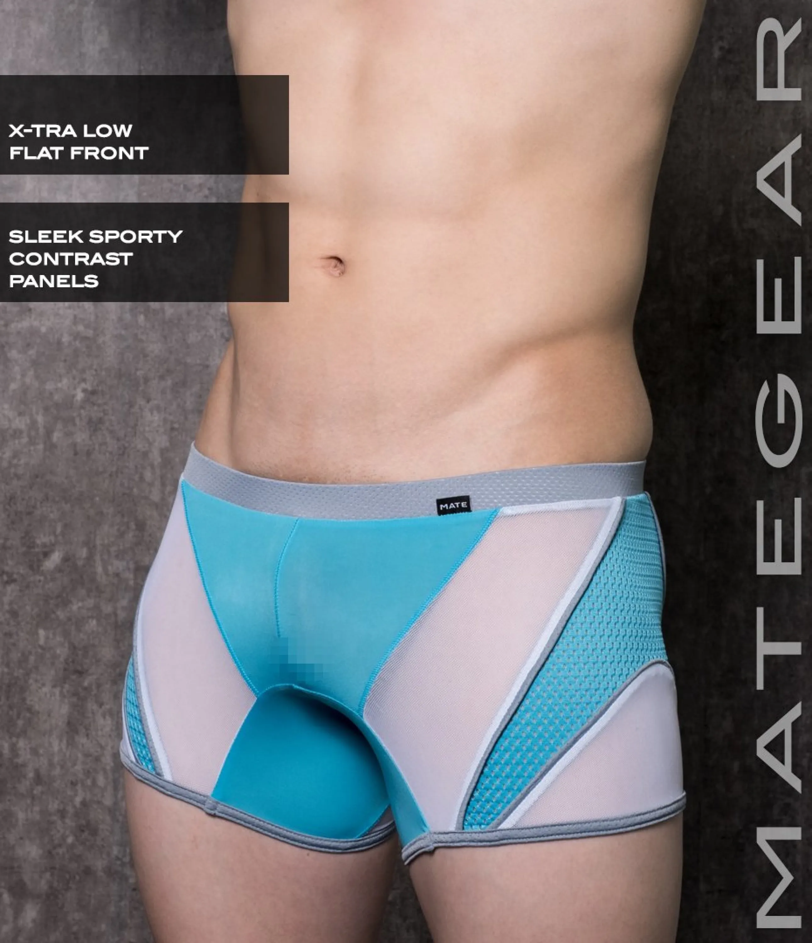Sexy Mens Swimwear Mini Tights - Ryu Sook II (X-tra Low Flat Front)