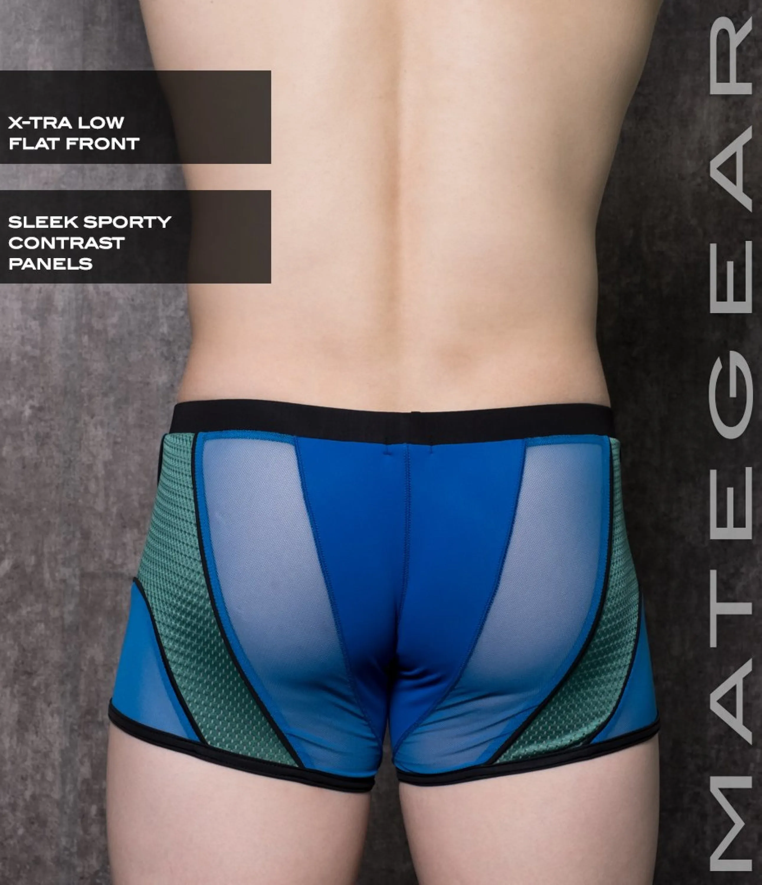 Sexy Mens Swimwear Mini Tights - Ryu Sook II (X-tra Low Flat Front)
