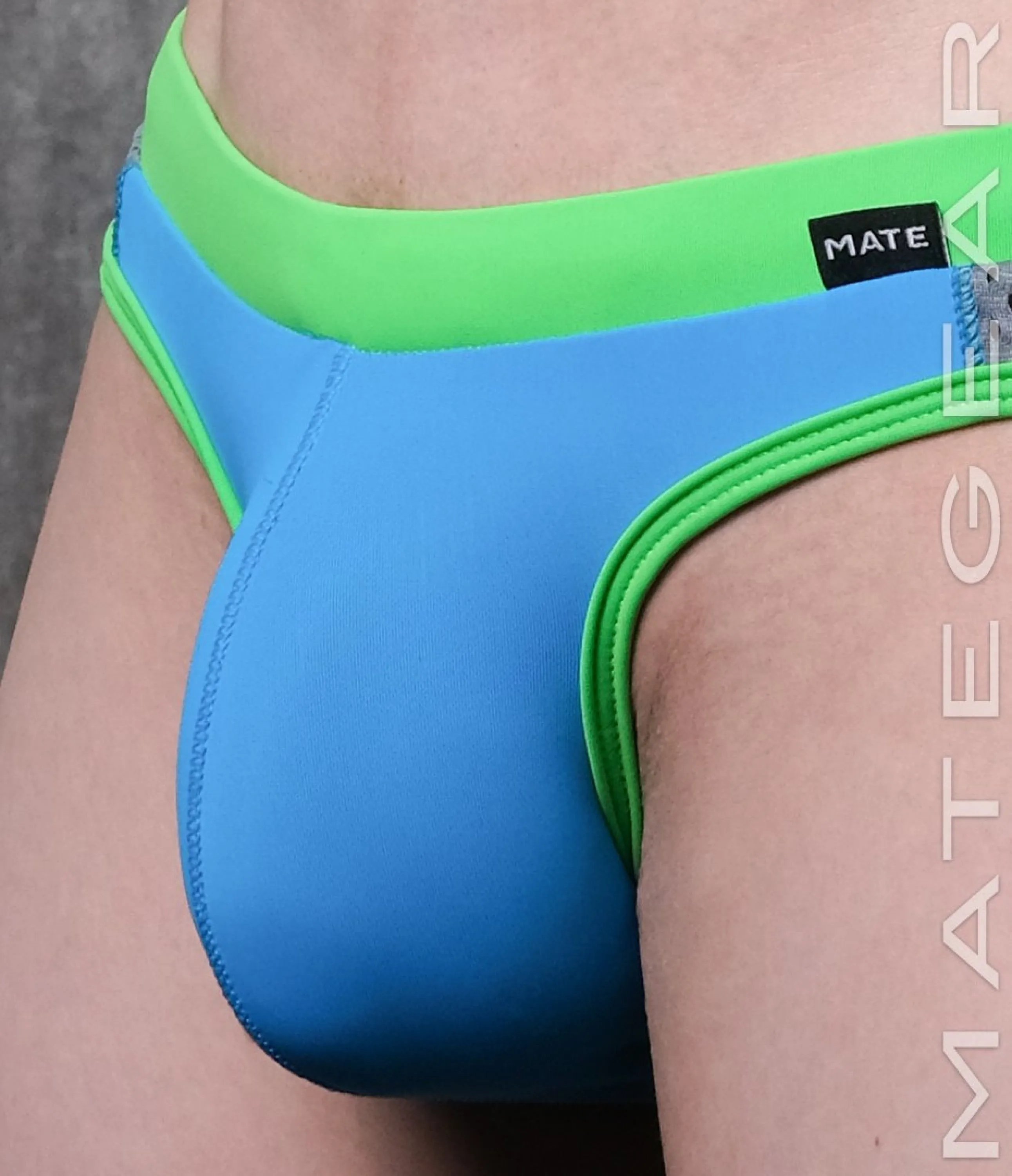 Sexy Mens Swimwear Ultra Swim Pouch Bikini - Da Mi (Low Rise Front / With Drawstring)
