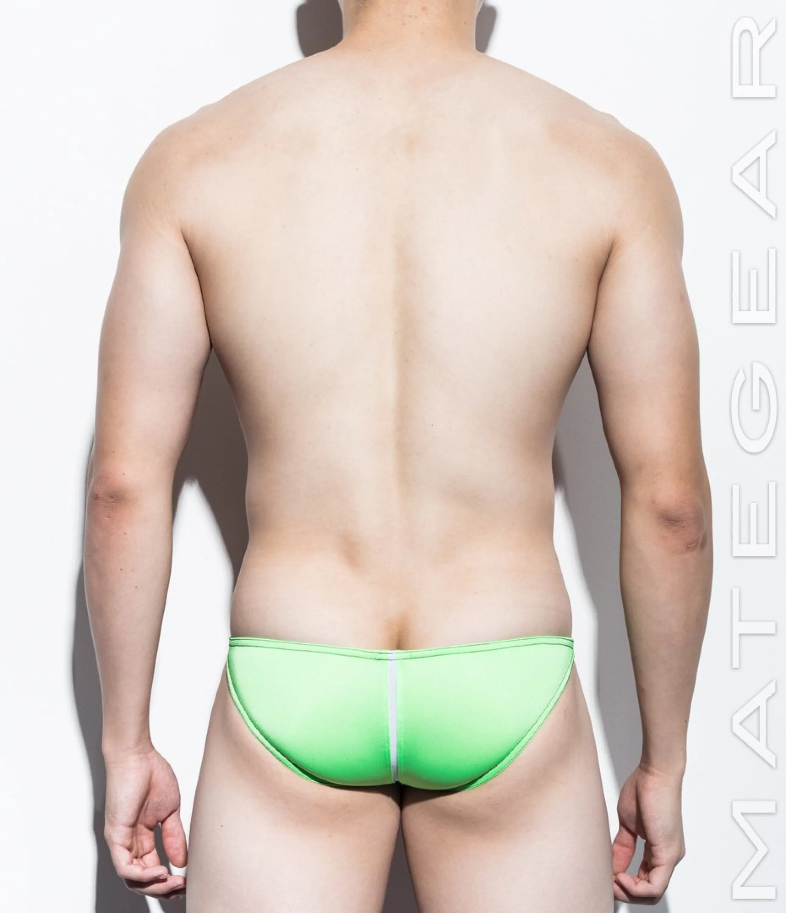 Sexy Mens Swimwear Ultra Swim Pouch Bikini - Nan Song X (Tapered Sides / V-Front)