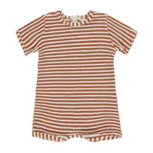 Shorty One-Piece - Poppy Stripe