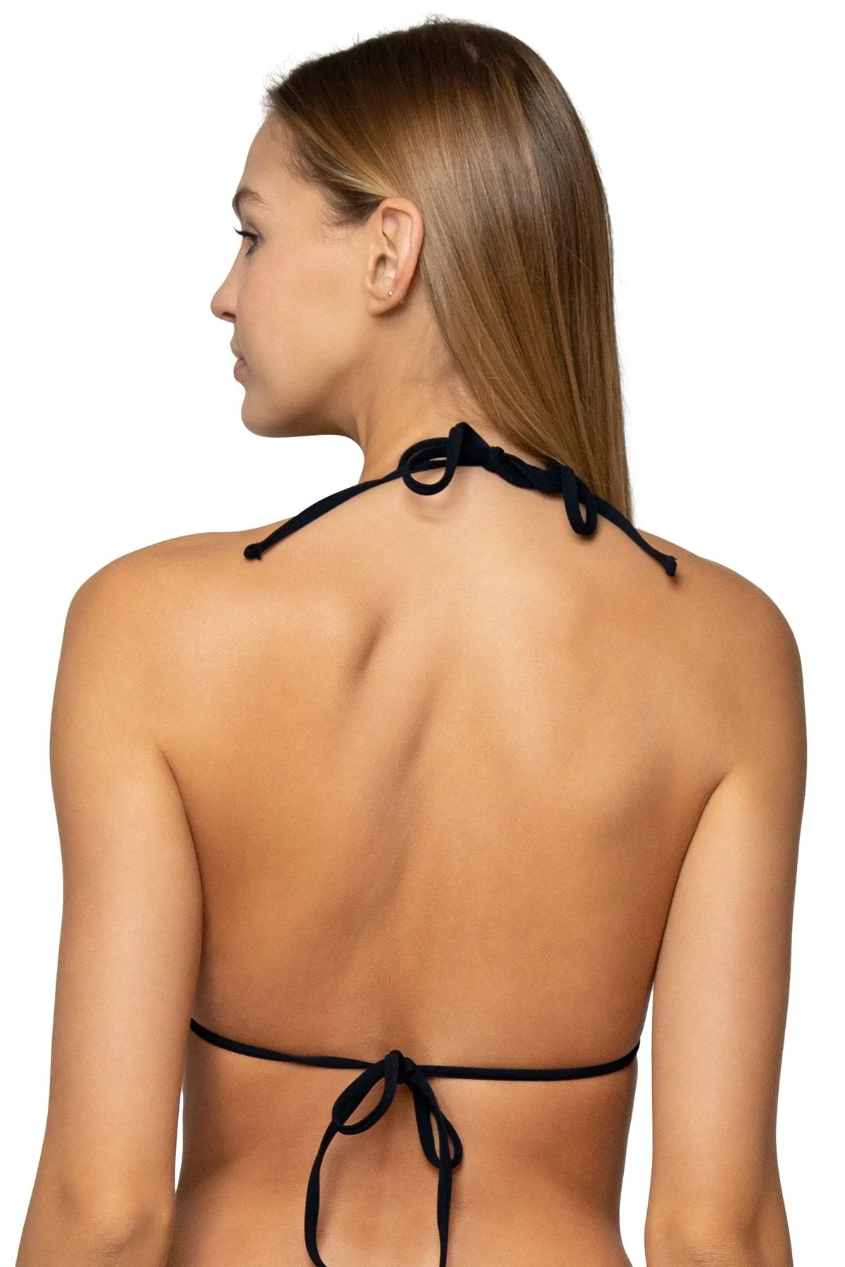 Sunsets Black Reversible Starlette Triangle Top