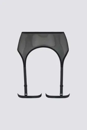 Tech Mesh Garter Belt