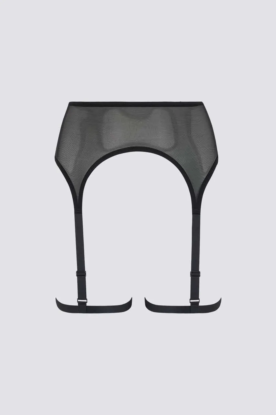 Tech Mesh Garter Belt