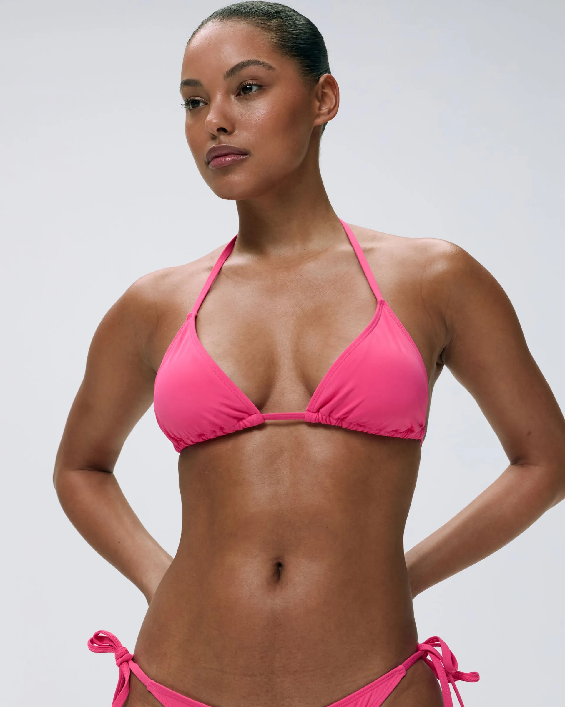 Triangle Bikini Top - Hot Pink