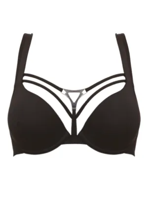Triangle Black Bra