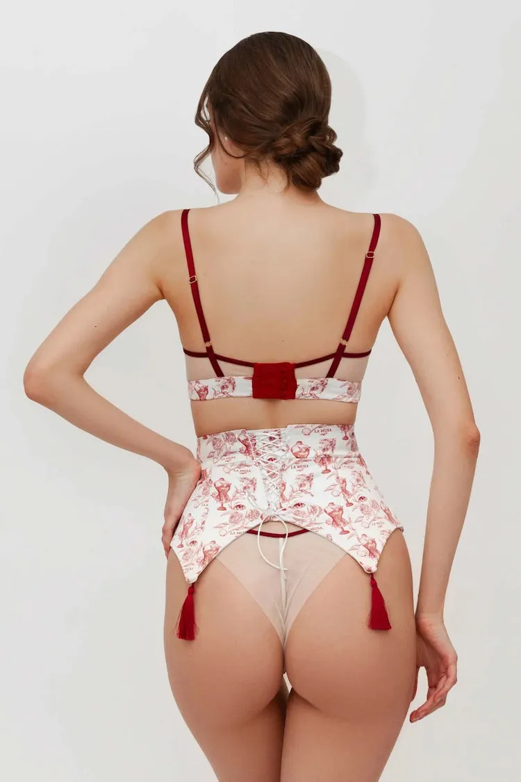 Valentine Satin Lingerie Set