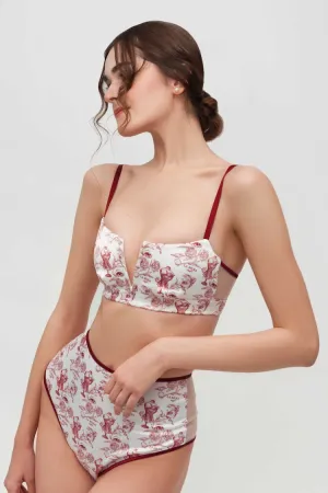 Valentine Satin Lingerie Set