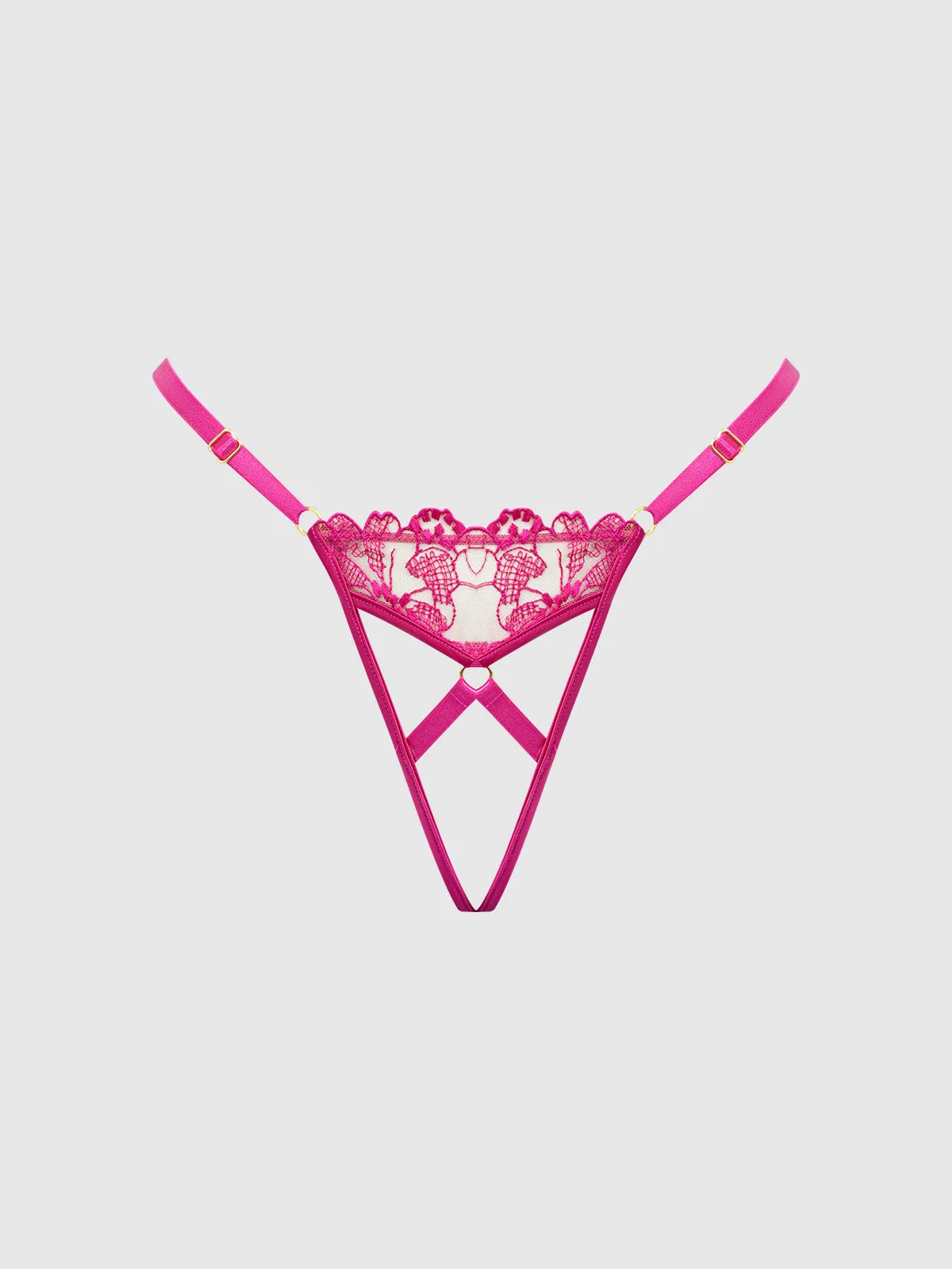 Venus Lace Crotchless G-String