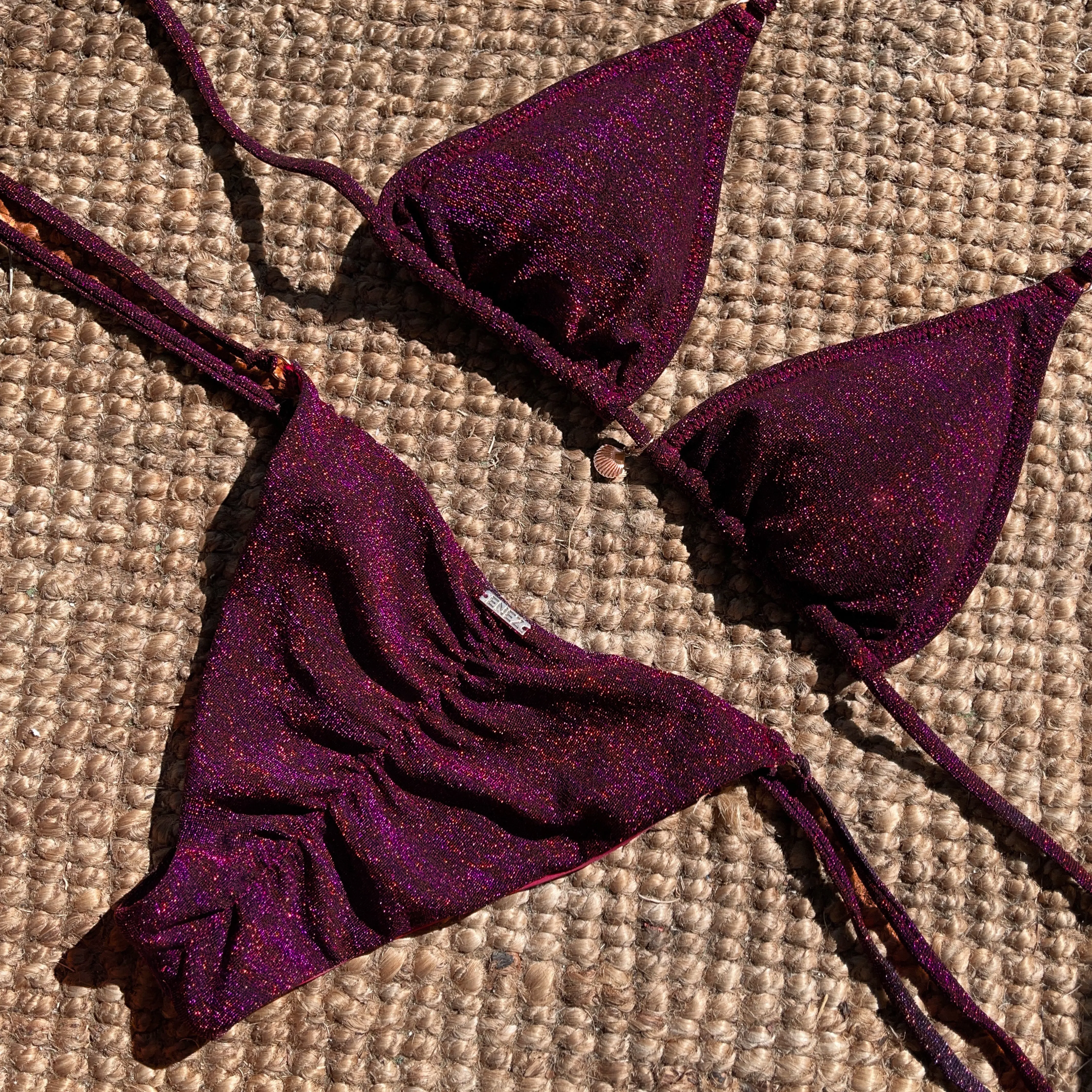 VIVIAN BOTTOMS - BLACK CHERRY GLITTER