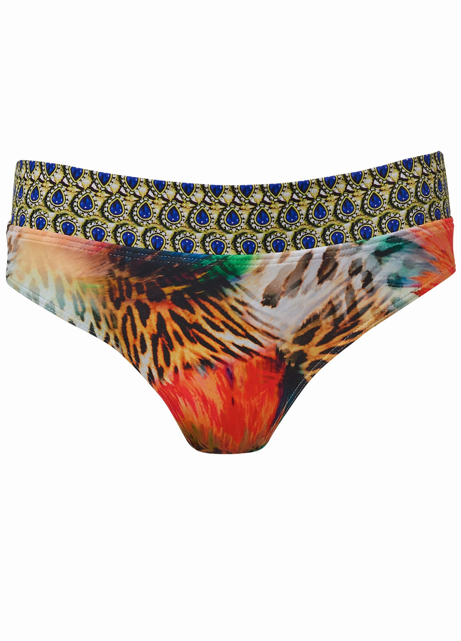 Volley High-Waist Bottom - Island Delight