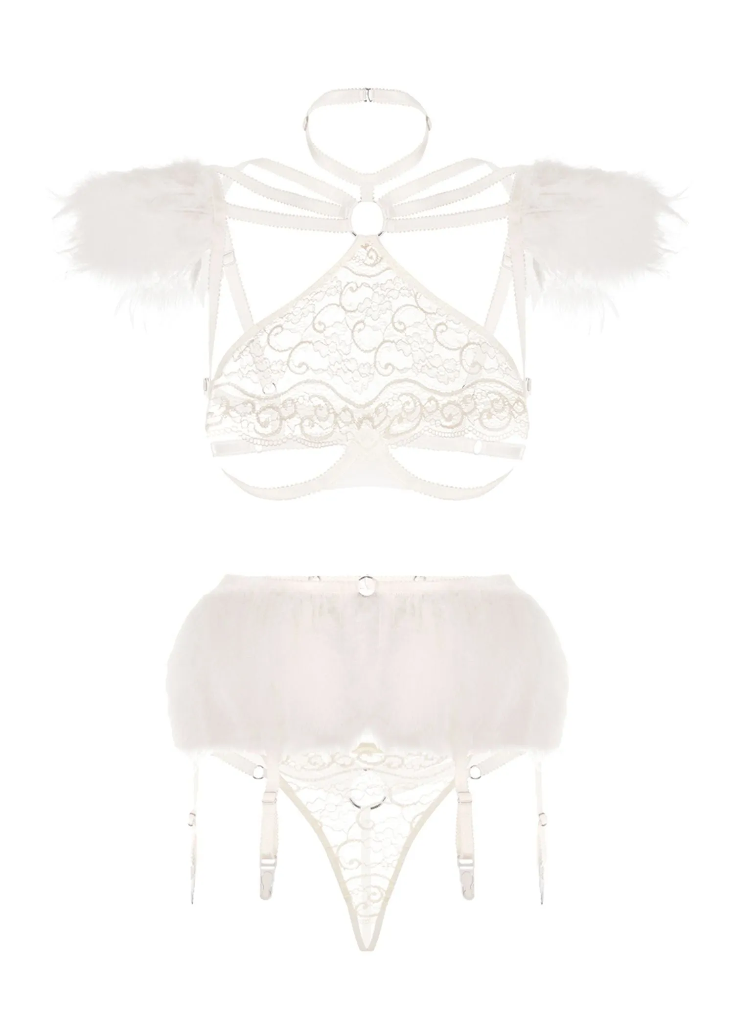 White Angel Role-Playing Lingerie Set (White)
