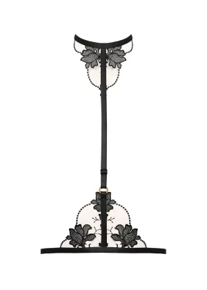 Yvette Harness (Black/Sheer)